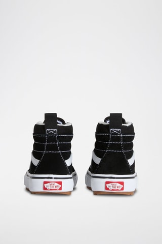 Baskets montantes en cuir SK8-Hi Insulated - Noir
