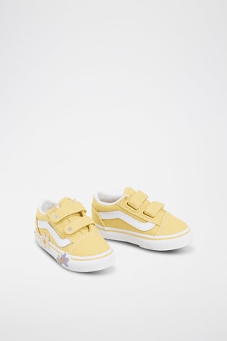 Baskets Old Skool V Flower - Jaune - Vans