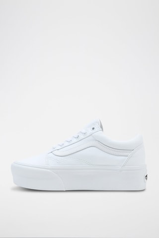 Baskets plateformes Old Skool Stackform - Blanc - Vans