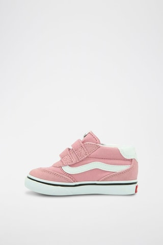 Baskets en nubuck Brooklyn Mid V - Rose