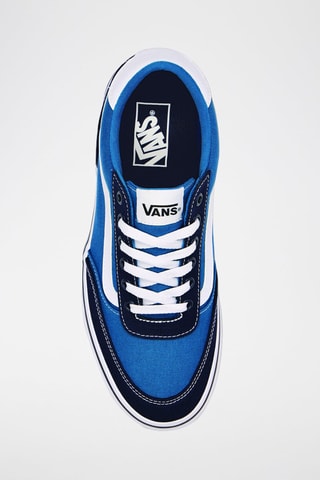Baskets en cuir Brooklyn LS - Bleu