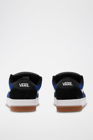 Baskets en nubuck Hylane - Bleu cobalt et noir