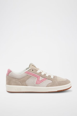 Baskets en nubuck Lowland CC - Rose
