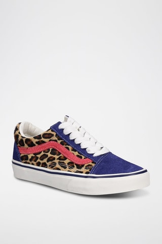 Baskets en nubuck Old Skool - Bleu foncé