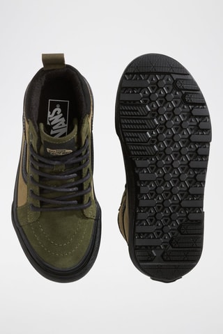 Baskets montants en nubuck SK8-Hi Insulated - Noir