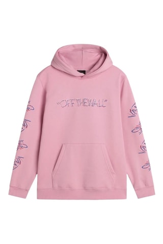 Sweat à capuche - Rose - Vans