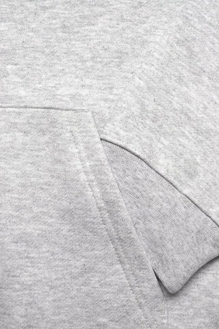 Sweat à capuche - Gris clair chiné