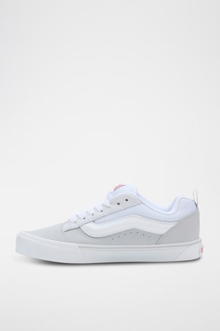 Baskets en nubuck Knu Skool - Gris clair et blanc