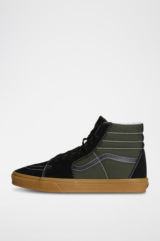 Baskets montantes en nubuck SK8-Hi - Noir et gris foncé