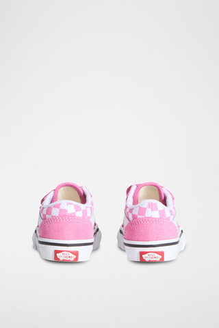Baskets en nubuck Old Skool V - Rose et blanc