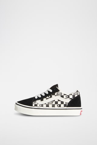 Baskets en nubuck Old Skool V - Noir et blanc