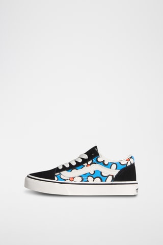 Baskets en nubuck Old Skool - Noir et blanc