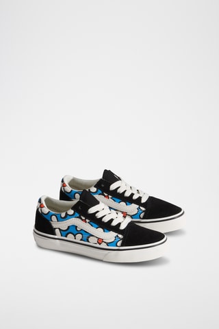 Baskets en nubuck Old Skool - Noir et blanc