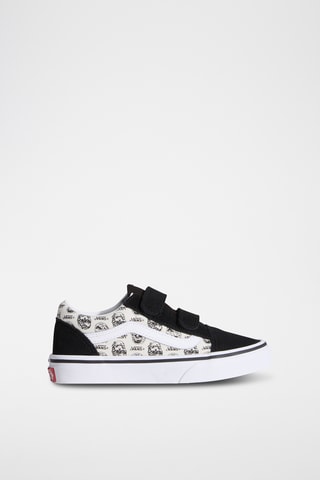 Baskets en nubuck Old Skool V - Noir et blanc