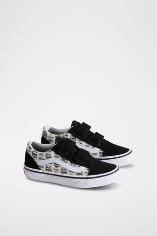Baskets en nubuck Old Skool V - Noir et blanc