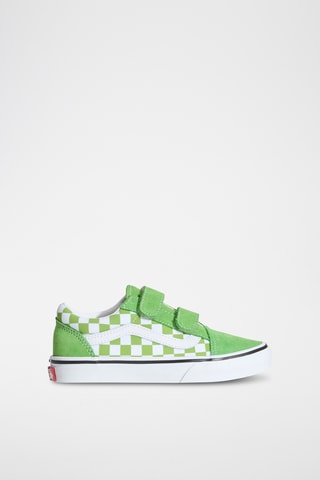 Baskets en nubuck Old Skool V - Vert et blanc