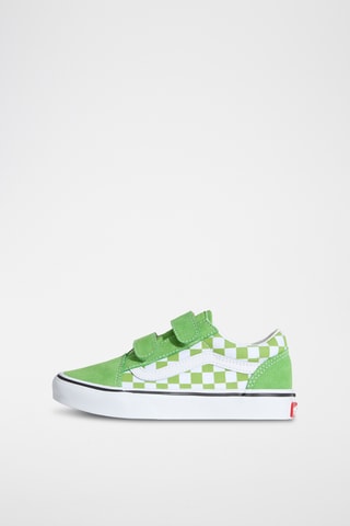 Baskets en nubuck Old Skool V - Vert et blanc