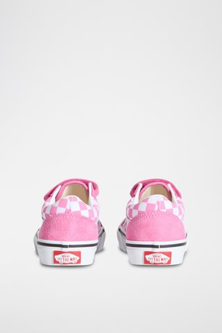 Baskets en nubuck Old Skool V - Rose et blanc