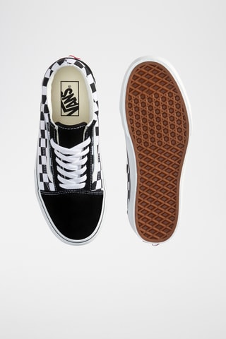 Baskets en nubuck Knu Skool - Noir et blanc