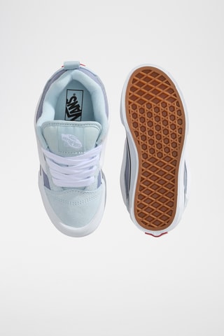 Baskets en nubuck Knu Skool - Ciel et bleu marine