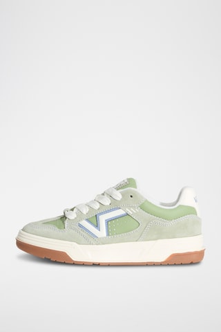 Baskets en nubuck Upland - Vert d’eau