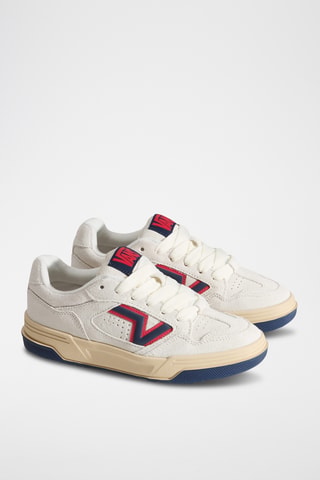 Baskets en nubuck Upland - Blanc