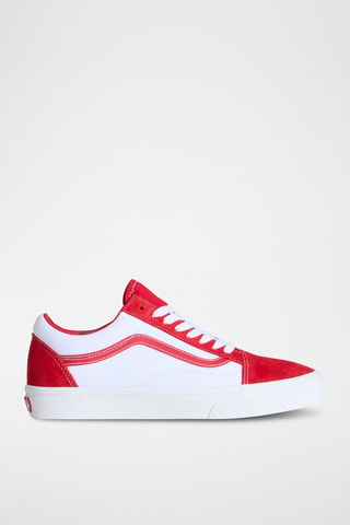 Baskets en nubuck Old Skool - Rouge