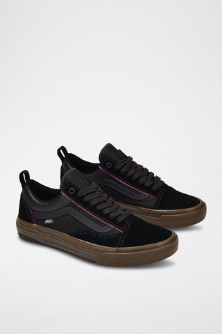 Baskets en nubuck Skate Old Skool Wafflecup - Noir