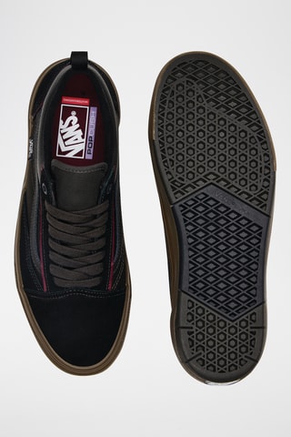 Baskets en nubuck Skate Old Skool Wafflecup - Noir