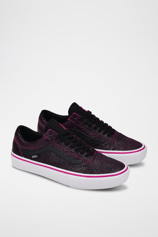 Baskets en cuir Skate Old Skool - Noir et violet