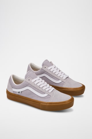 Baskets en nubuck Skate Old Skool - Gris clair