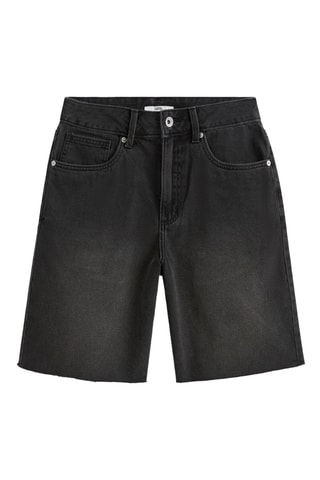 Short en jean Sirelle - Noir chiné