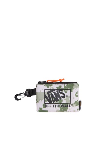 Porte-cartes Formula - Vert olive et blanc