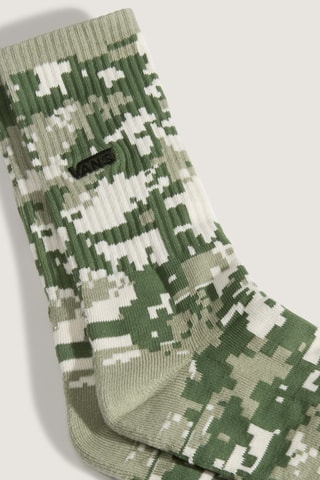 Chaussettes Downing Crew - Vert olive et écru