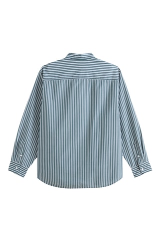 Chemise Dobby - Bleu cobalt