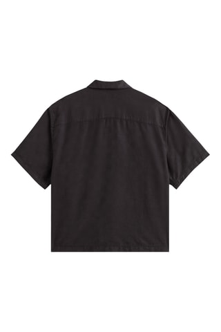 Chemise Doren Tencel Check - Noir