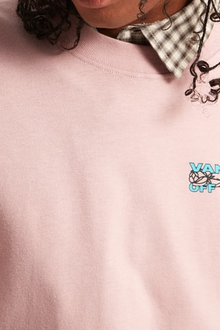 T-shirt loose Barb Plate - Rose