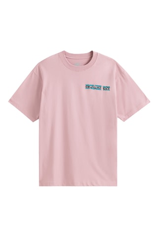 T-shirt loose Barb Plate - Rose