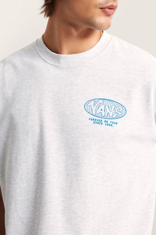 T-shirt loose World Tour - Blanc