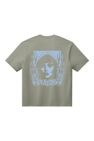 T-shirt loose Misty Eyes - Kaki