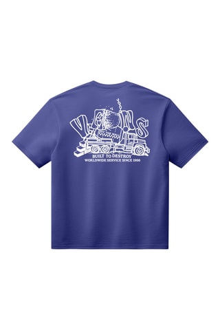 T-shirt Demolish - Bleu cobalt