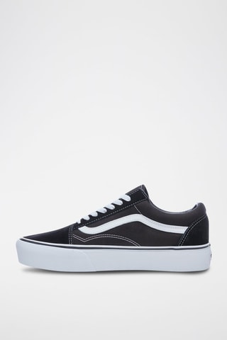 Baskets plateformes en cuir Old Skool Platform - Noir