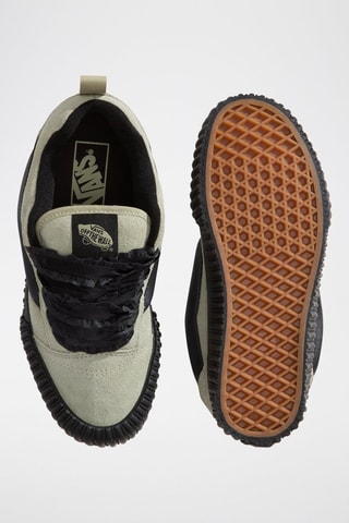 Baskets en cuir Knu Skool - Vert d’eau