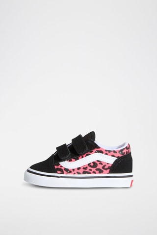Baskets en nubuck Old Skool V - Noir et rose