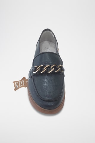 Mocasines de piel - Azul