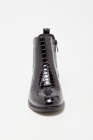 Botines con brillo - Negro