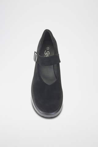 Mary Janes met Sleehak - Zwart