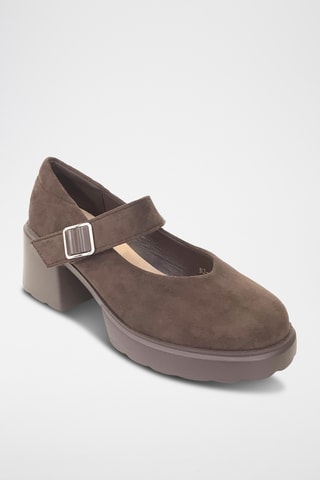 Wedge Mary Janes - Bruin