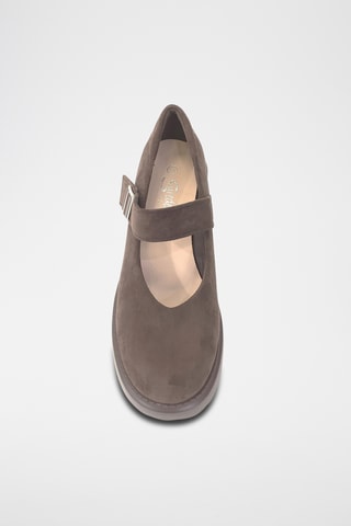 Wedge Mary Janes - Bruin