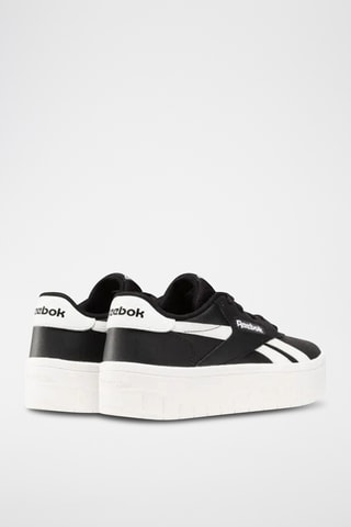Zapatillas de piel con plataforma Court Advance Surge - Negro